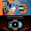 HAMTOD GT98 Smart Watch - 1.53" Headphones, Bluetooth Call, NFC, Heart Rate - 7