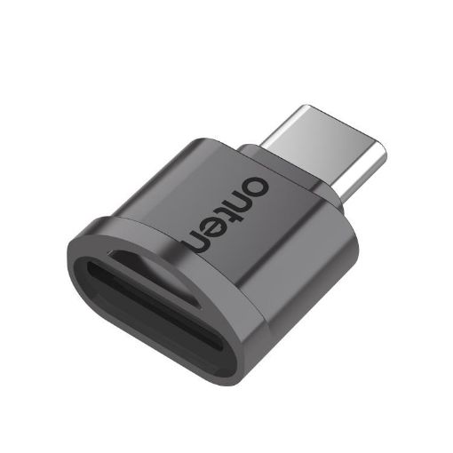 Onten OTN-CR533 Type-C to Micro SD/TF Card Reader - Black - 1