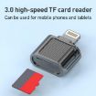 Type-C 3.0 to TF Card Reader - High Speed Mini, Light Gold - 8