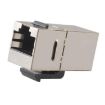 Shielded RJ45 Cat6 In-line Coupler with Keystone Latch - 2