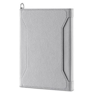 Magnetic Passport Card Holder RFID Anti-theft Document Bag - Grey - 1