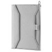 Magnetic Passport Card Holder RFID Anti-theft Document Bag - Grey - 2