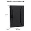 Magnetic Passport Card Holder RFID Anti-theft Document Bag - Grey - 9