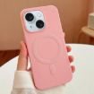 iPhone 15 Plus Pink Stripe MagSafe TPU Case - 1