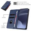 Ulefone Note 19 Retro Leather Wallet Phone Case - Dark Blue - 4