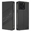 Ulefone Note 20 Pro Retro Leather Wallet Phone Case - Black Embossed - 2