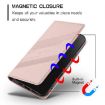 Ulefone Note 20 Pro Pink Retro Leather Wallet Phone Case - 5