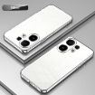 Vivo S30 Silver Transparent Plating Fine Hole Phone Case - 2