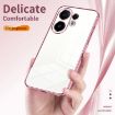 Vivo S30 Silver Transparent Plating Fine Hole Phone Case - 6