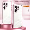 Vivo S30 Pro Mini Pink Transparent Plating Fine Hole Phone Case - 3
