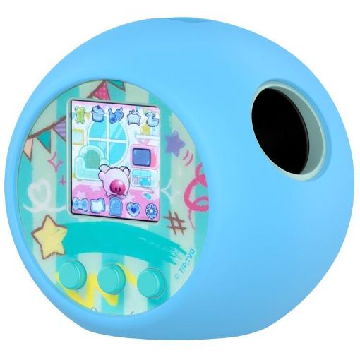 Sky Blue Silicone Protective Case for Punirunes Interactive Digital Pet - 1