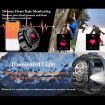 LF37 2.1" BT Call Smart Watch, Blood Oxygen/Heart Rate, Menstrual, Black - 3