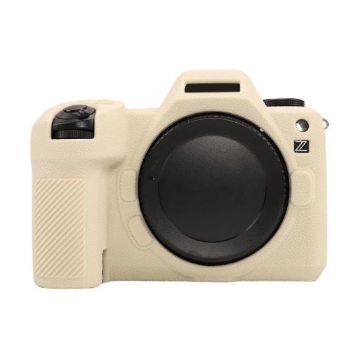Nikon Z6III White Litchi Texture Soft Silicone Protective Case - 1