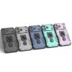 iPhone 17 Pro Max Black Metal Kickstand TPU Hybrid PC Case - 6