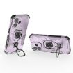 iPhone 17 Purple Metal Kickstand TPU Hybrid PC Case - 4