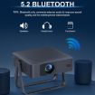 N5-A 1280x720P LCD Smart HD Projector, UK Plug, Black - 4