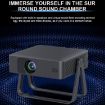 N5-A 1280x720P LCD Smart HD Projector, UK Plug, Black - 7