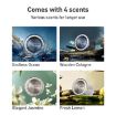 MOMAX CM35 Relaxaire Magnetic Car Aromatherapy Holder - Titanium Gold - 9