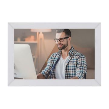 13.3" LCD Cloud Photo Frame 1G+32GB Quad-Core Android 6.0 US Plug White - 1