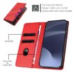 Xiaomi 14 Ultra 5G Red Retro Leather Wallet Phone Case Global - 4