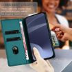 Xiaomi 14 Ultra 5G Dark Green Retro Leather Wallet Phone Case Global - 6