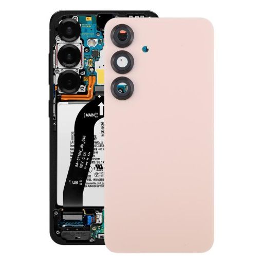 Samsung Galaxy S25 SM-S931 Gold OEM Battery Back Cover with Lens Cover - 1