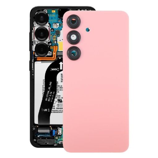 Samsung Galaxy S25 SM-S931 Red OEM Battery Back Cover with Camera Lens - 1