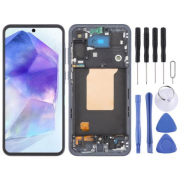 Samsung Galaxy A55 SM-A556B Original LCD Screen Assembly Blue - 1