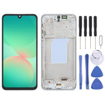 Samsung Galaxy A26 SM-A266B 6.66" OLED LCD Screen Assembly White - 1