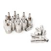 UHF Female Jack Crimped RF Connector Adapter for RG58 RG142 Cable - 10 Sets - 2