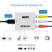 Mini HDMI to CVBS L/R Audio Converter Adapter VK-126 Scaler White - 4
