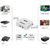 Mini HDMI to CVBS L/R Audio Converter Adapter VK-126 Scaler White - 6