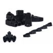 RJ45 Network Cable Boots Cap Cover, Black, 100 pcs Packaging - 3