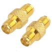 Gold Plated RP-SMA to RP-SMA Adapter for Enhanced Connectivity - 1