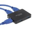 CR-H302 Mirror Surface USB 3.0 Hub, 4 Ports, 5Gbps, 60cm Cable, Black - 2