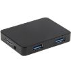 CR-H302 Mirror Surface USB 3.0 Hub, 4 Ports, 5Gbps, 60cm Cable, Black - 3