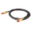 1.5m Digital Audio Optical Fiber Toslink Cable, OD 5.0mm - 2