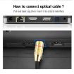 1.5m Digital Audio Optical Fiber Toslink Cable, OD 5.0mm - 3