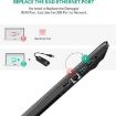 USB 3.0 Ethernet Adapter 10/100/1000Mbps for Laptops, Plug & Play, Black - 6