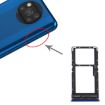 Xiaomi Poco X3/X3 NFC Blue SIM & Micro SD Card Tray Replacement - 4