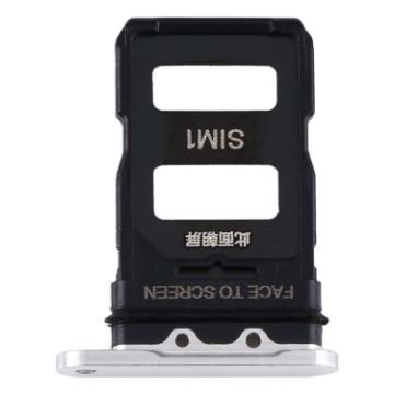 Xiaomi Mi 11 SIM Card Tray Set (Silver) - Dual Trays Included - 1