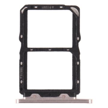 Huawei Nova 5T SIM Card Tray Set (Silver) - Dual Trays Included - 1