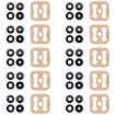 Huawei Nova 8 SE Back Camera Lens 10pcs (White) Replacement Set - 1