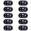 Huawei Nova 8 5G Camera Lens Cover 10pcs (Black) - 1