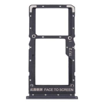 SIM & Micro SD Tray for Xiaomi Redmi Note 10 5G/Poco M3 Pro 5G (Black) - 1