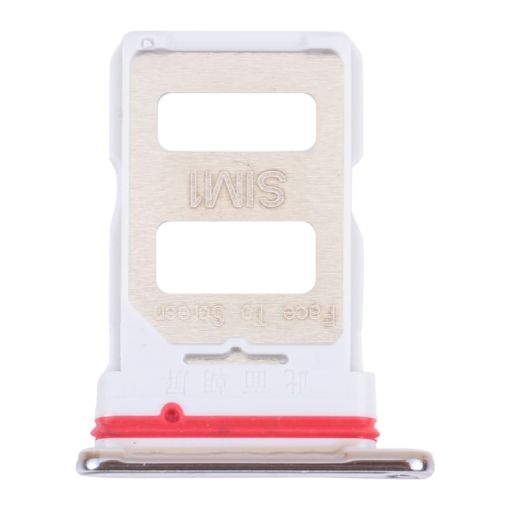 Silver SIM Card Tray for Xiaomi Redmi K40/Pro/Pro+/Poco F3/Mi 11i/11X/Pro - 1