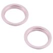 iPhone 13 Rear Camera Glass Lens Protector Ring 2 PCS - Pink - 2