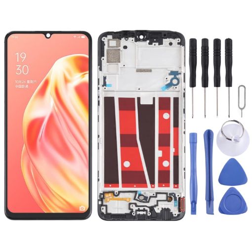 OPPO A91 LCD Screen & Digitizer Assembly with Frame PCPM00 CPH2001 CPH2021 - 1