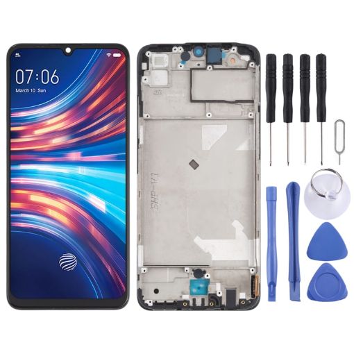 Vivo Y7s Original LCD Screen & Digitizer Assembly with Frame - 1
