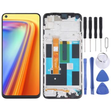 OPPO Realme 7 LCD Screen & Digitizer Assembly with Frame 4G RMX2151/2163 - 1